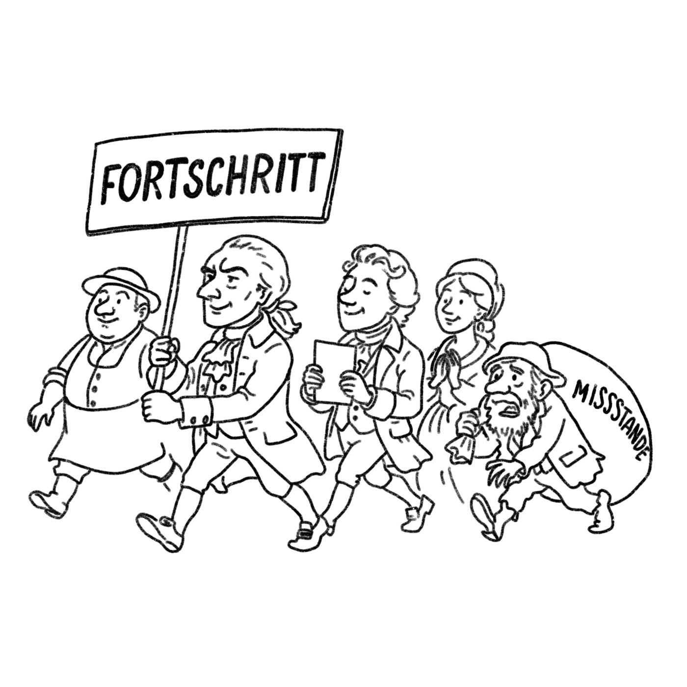 Auf dem Weg in die Moderne – mit schwerem Gepäck.