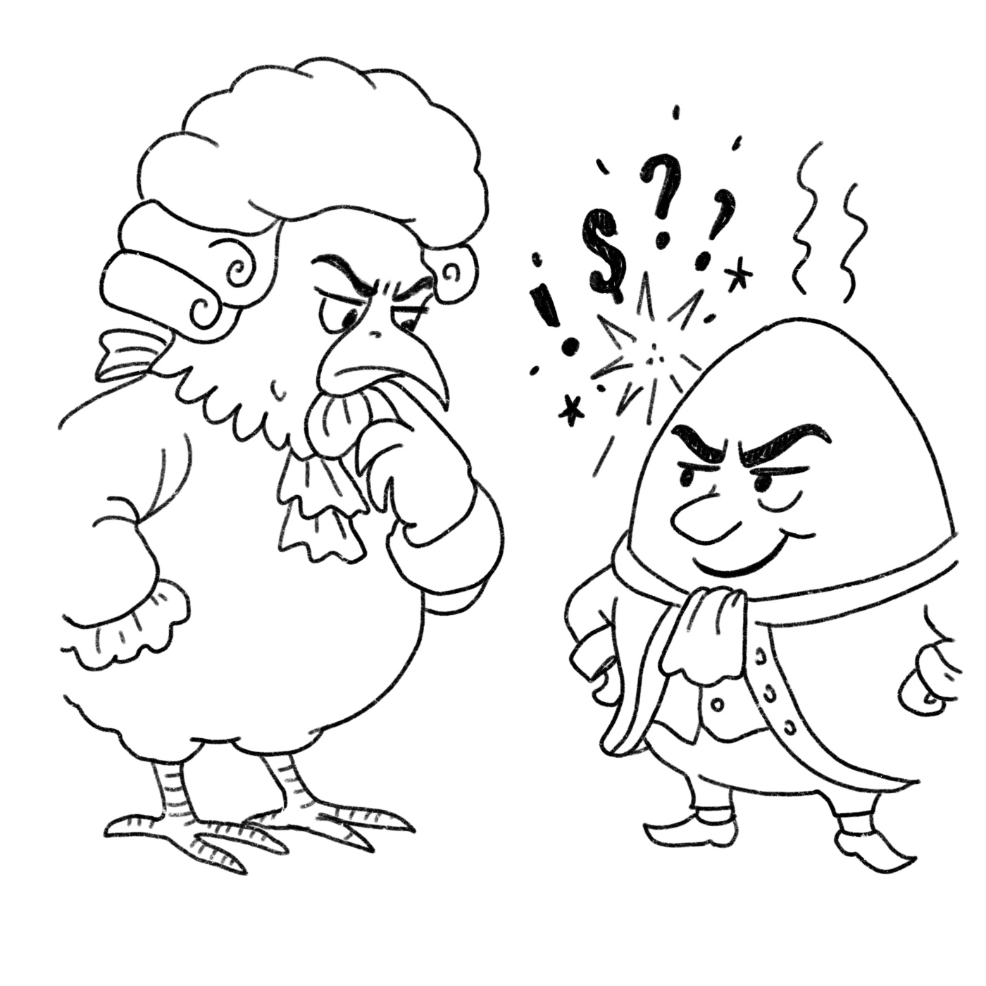 Henne und Ei im literarischen Duell – wer kam zuerst?