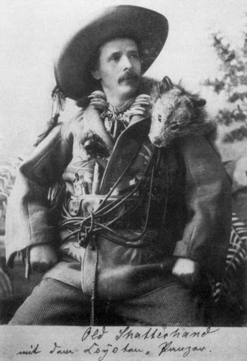 Karl May verkleidet als Old Shatterhand
