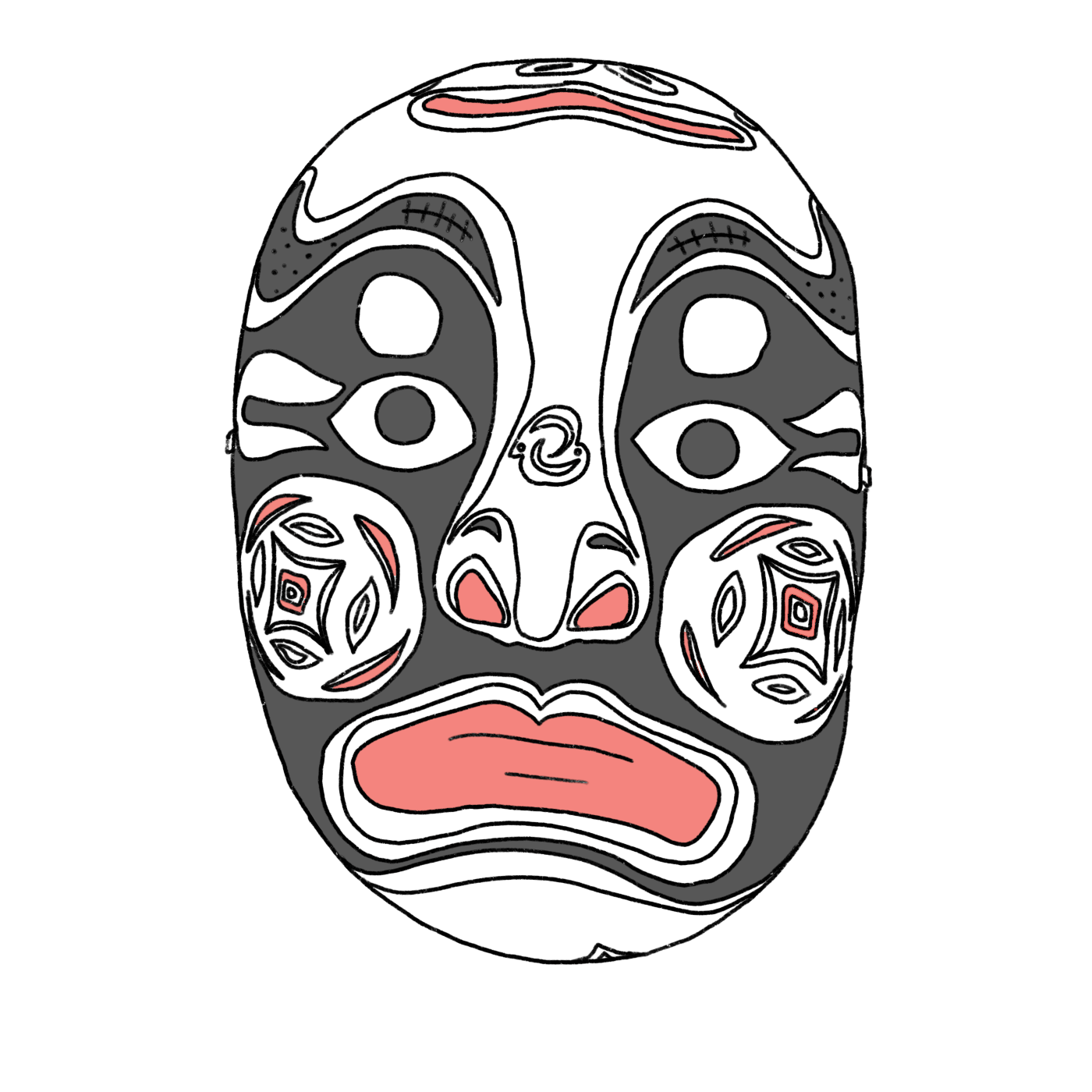Kabuki Maske