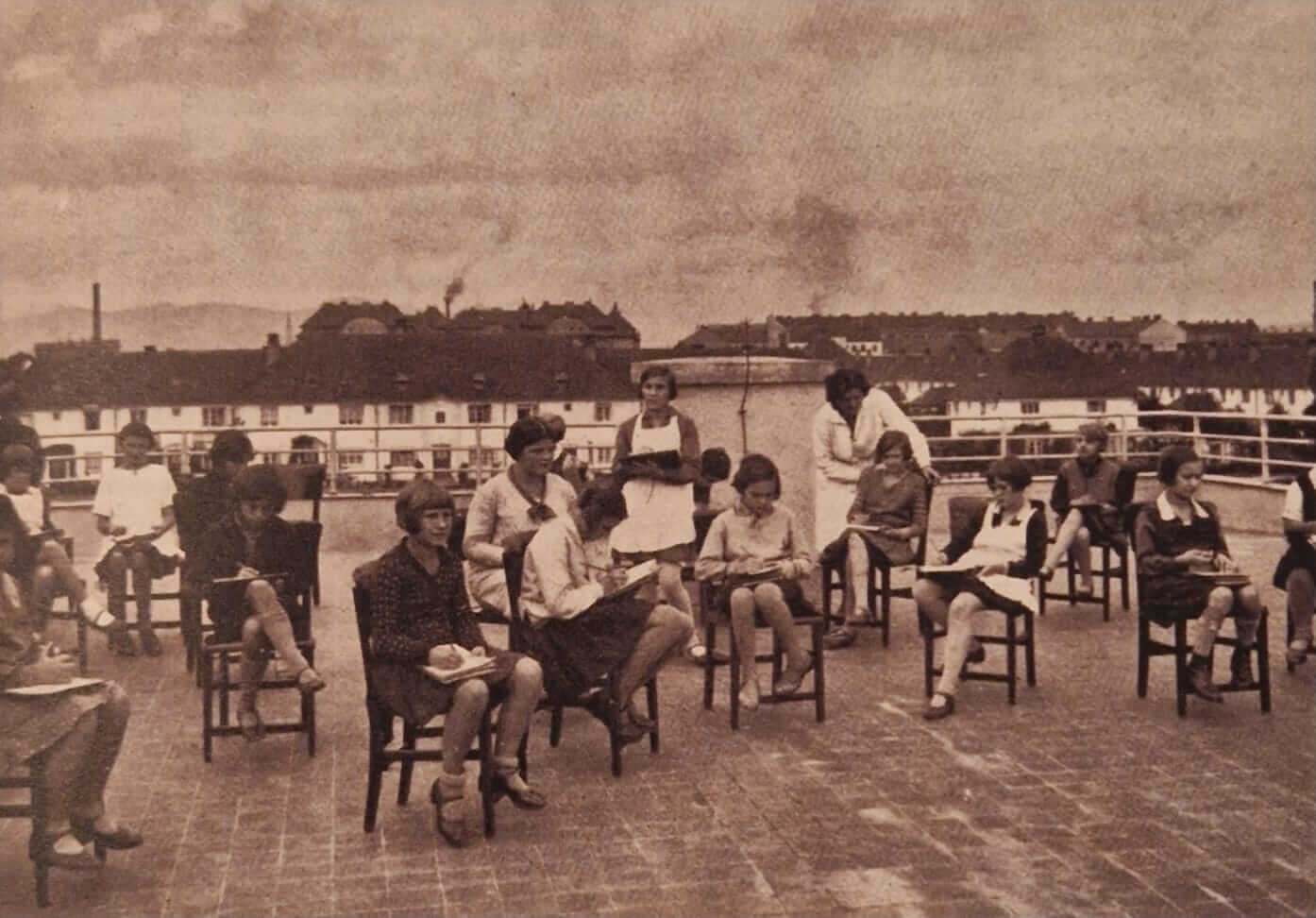 Unterricht im Freien Wien 1920