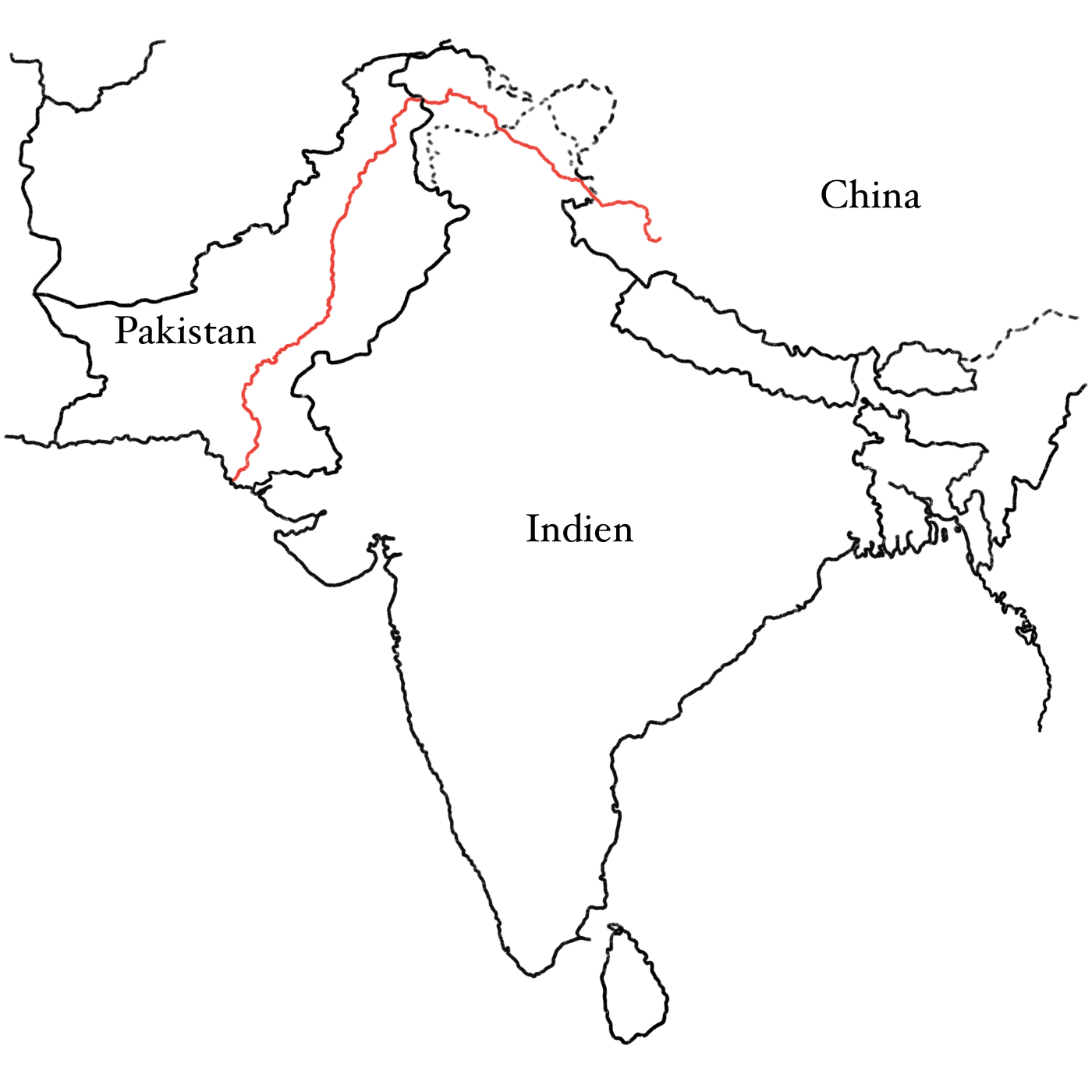 Der Fluss Indus